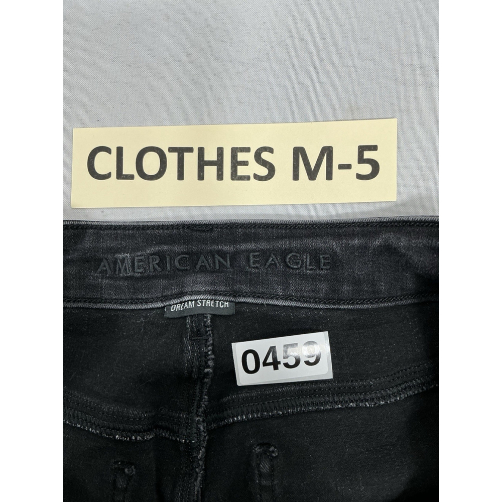 Womans American Eagle Dream Stretch Black Jeans 10 L - Picture 3 of 7